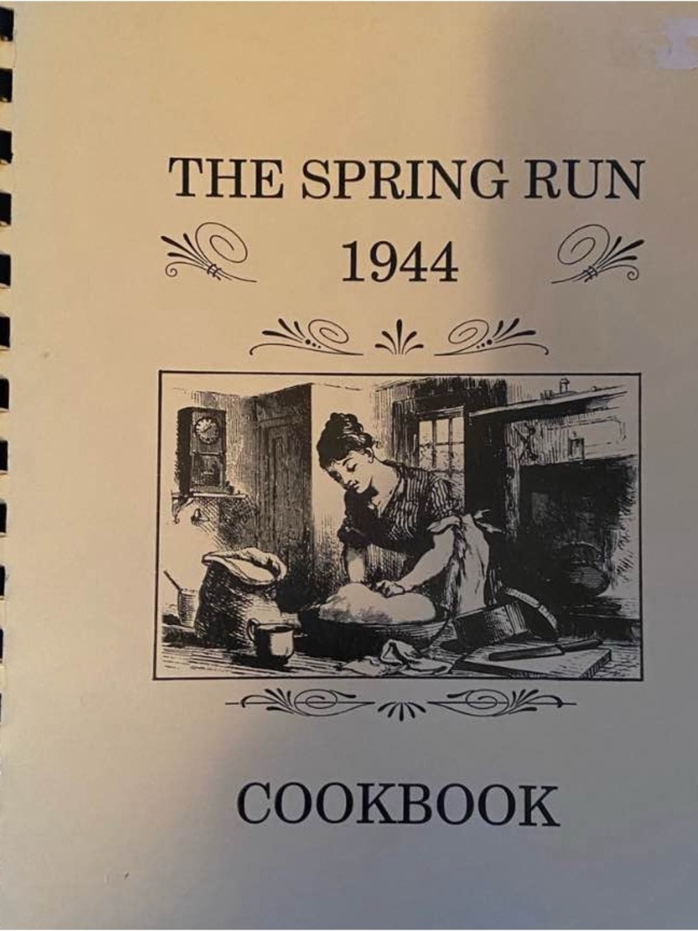 Spring Run Pennsylvania 1944 church spiral Cookbook 1940s Sunday School recipes